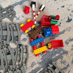 Lego Vibrant Train Building Set with Tracks